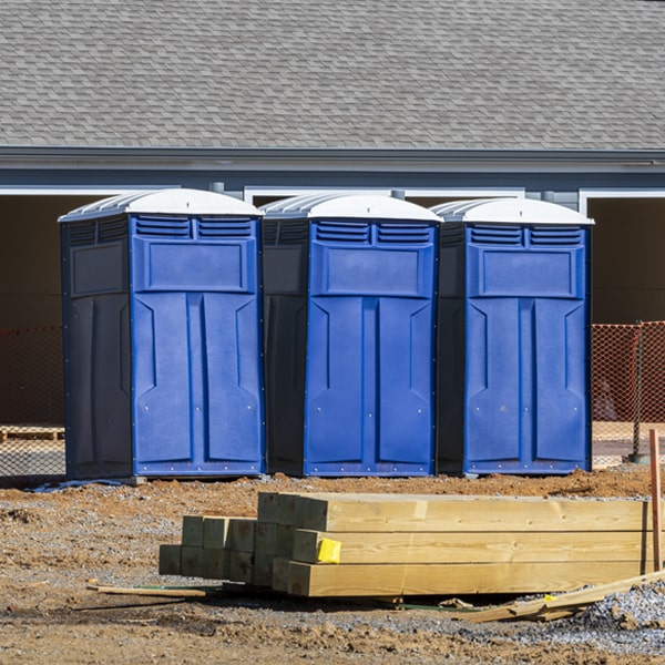 are there any restrictions on where i can place the portable restrooms during my rental period in East Whiteland